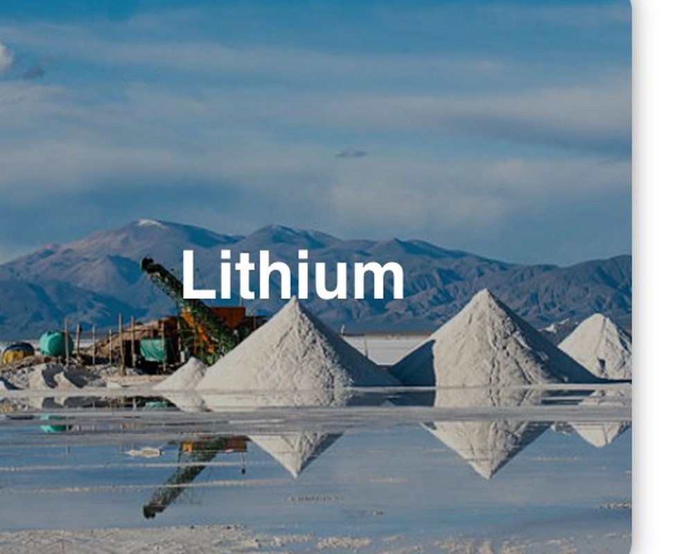 Lithium salt flats and brine pools