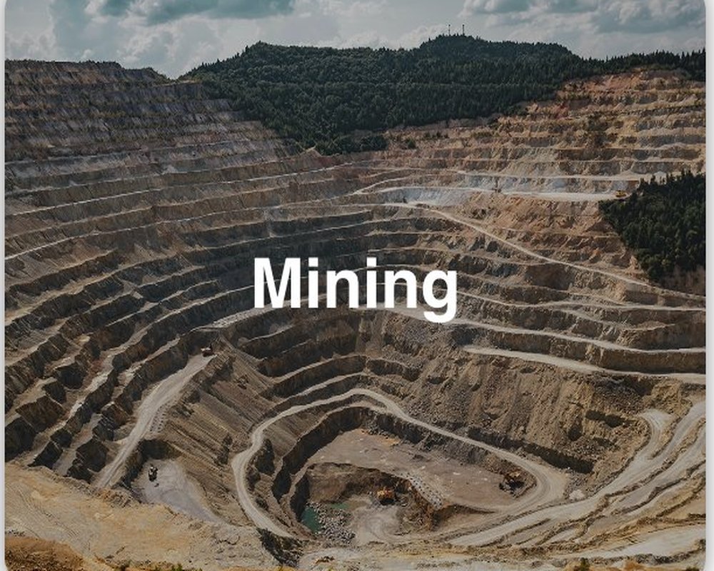 Open-pit mining operation